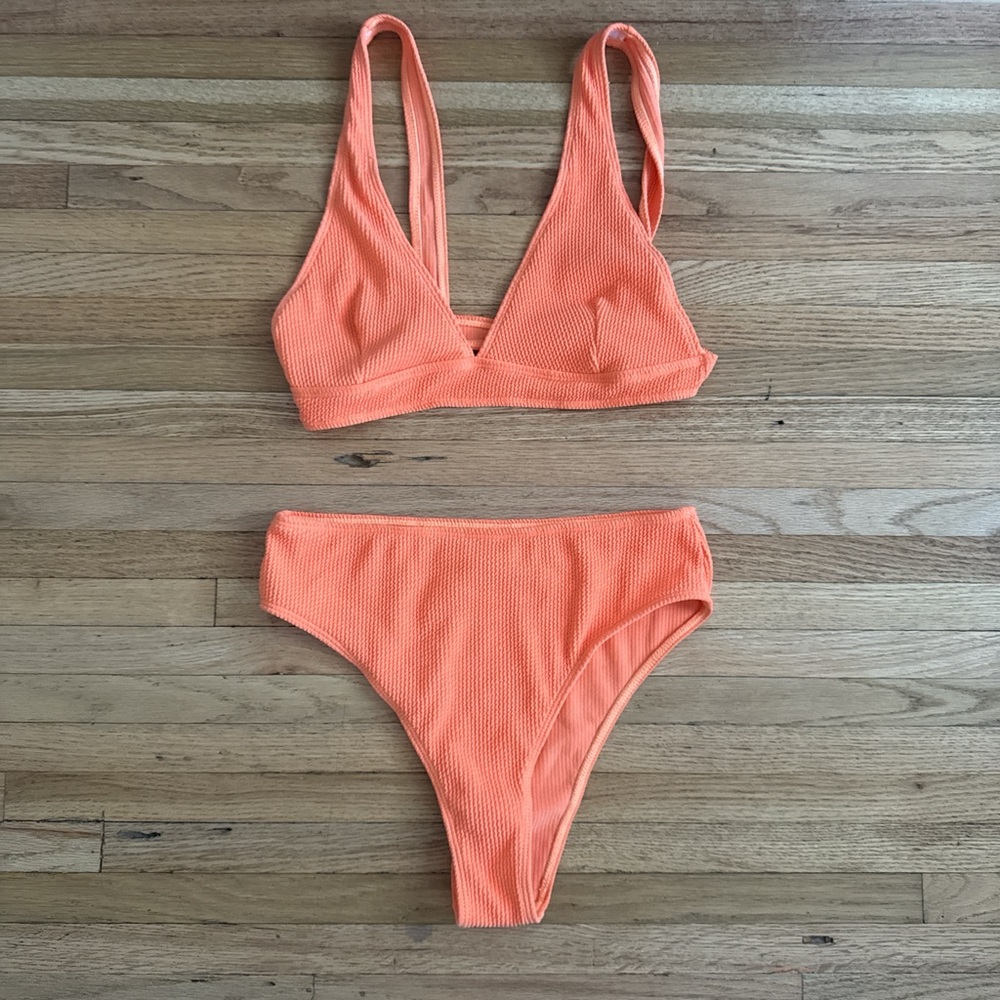 SHEIN Orange Bikini Set